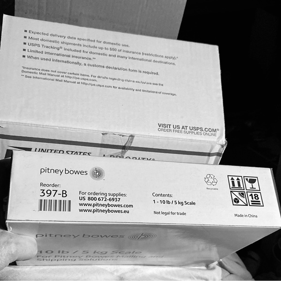 Pitney Bowes 10 lb / 5kg Capacity Integrated USB Shipping Scale NEW SEALED - Picture 5 of 10